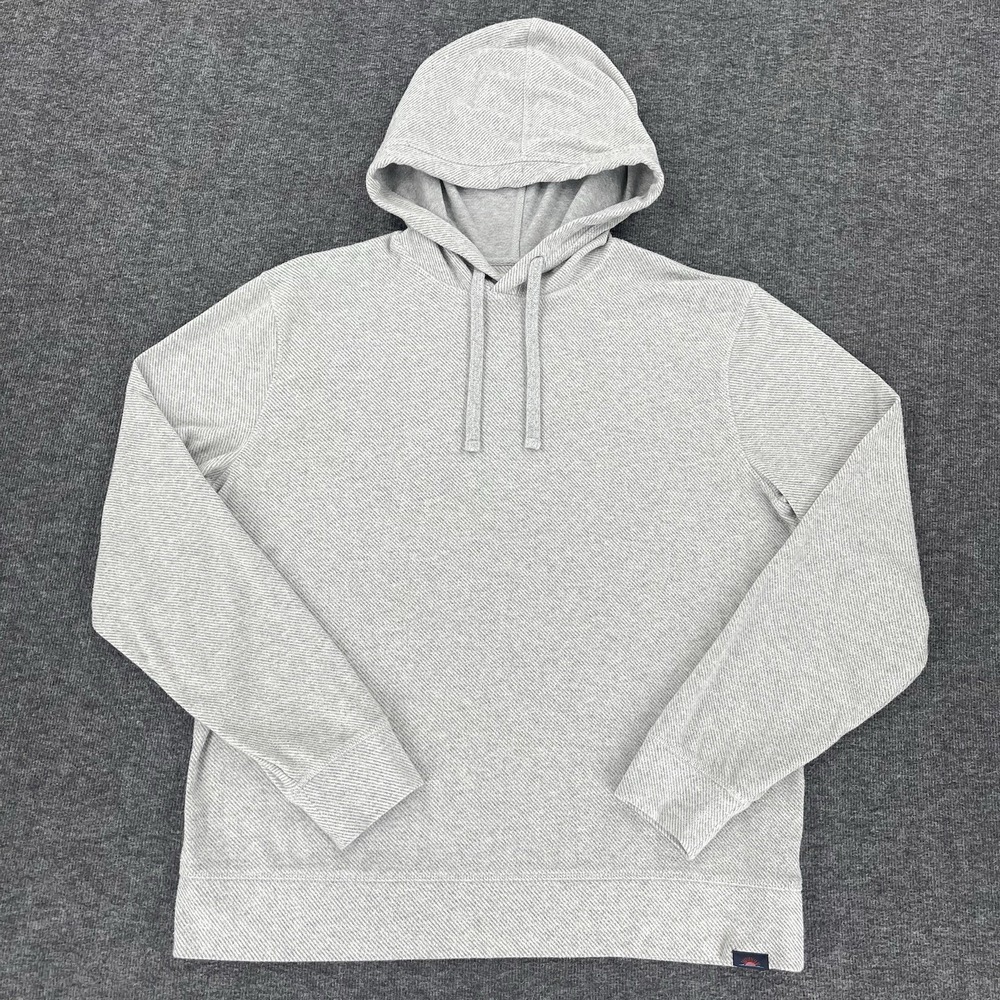 Faherty Legend Sweater Hoodie Mens L Gray Long Sleeve Soft Pullover Stretch